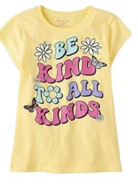 Children’s Place Girls Be Kind Graphic Tee Shirt Size M NEW WITH TAGS